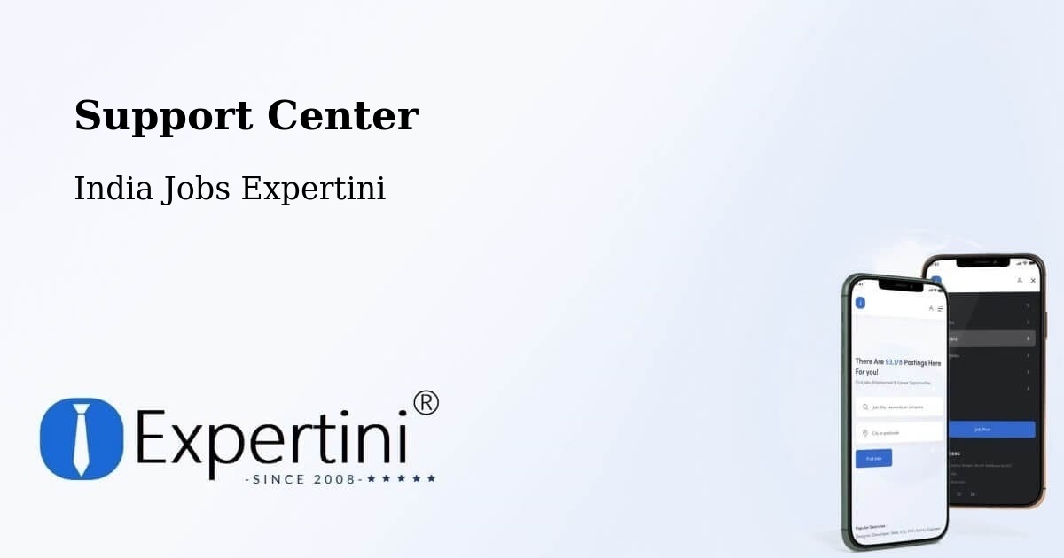 Support Center - India Jobs Expertini